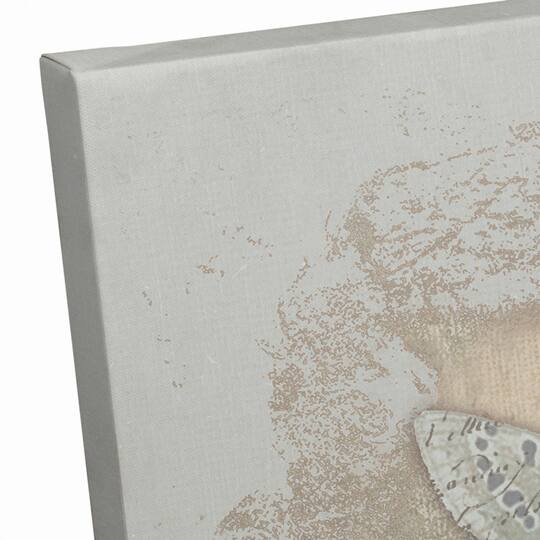 Neutral Butterflies 24" x 24" Canvas Wall Art